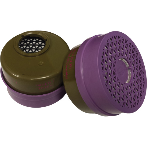 Respirator Cartridge, Gas/Vapour Cartridge, Multi Gas/Organic Vapour/P100 Filter Ottawa Fastener Supply