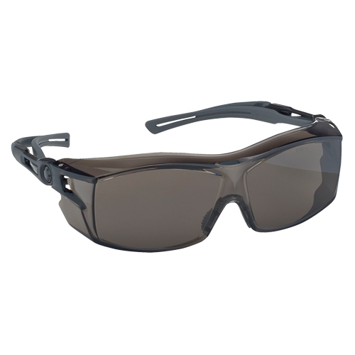 Dynamic OTG Extra Series Safety Glasses, Smoke Lens, Anti-Fog/Anti-Scratch, ANSI Z87+/Meets/Exceeds CSA Z94.3 Ottawa Fastener Supply