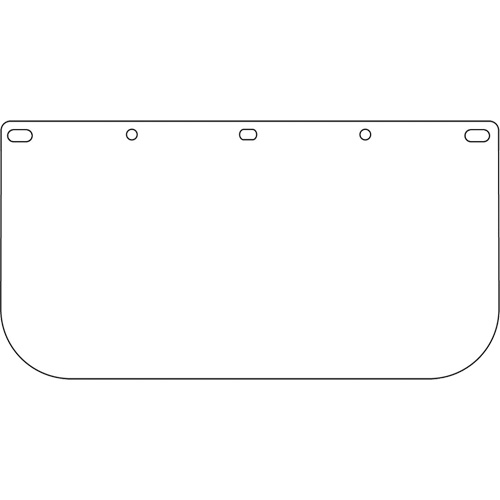 Dynamic Faceshield Visor Window, PETG, Clear Tint Ottawa Fastener Supply