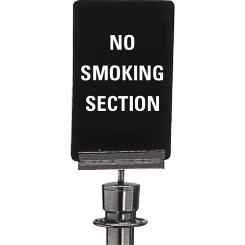 Enseigne de contr&ocirc;le des foules  No Smoking , 11" x 7", Plastique, Anglais Ottawa Fastener Supply