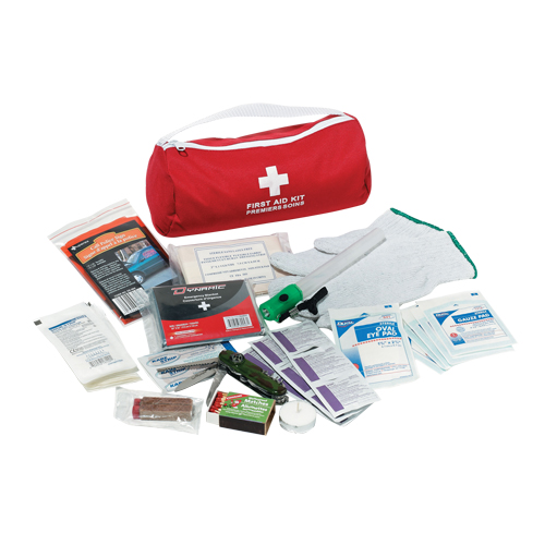 Trousse de premiers soins pour auto Dynamic, Dispositif m&eacute;dical Classe 1, Sac en nylon Ottawa Fastener Supply