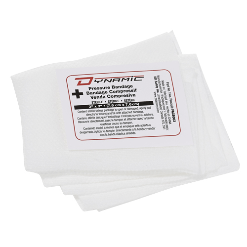 Dynamic Compress Bandage, 3" L x 3" W Ottawa Fastener Supply