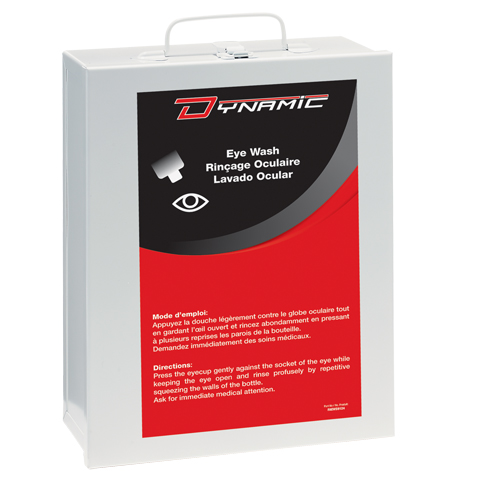 Douche oculaire avec solution isotonique Dynamic, Double Ottawa Fastener Supply
