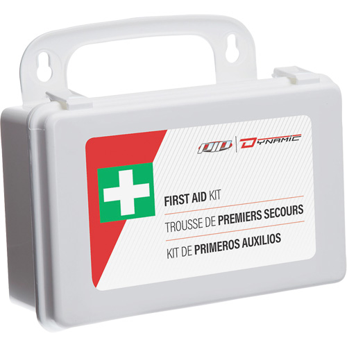 Trousse de premiers soins utilitaire Dynamic, Dispositif m&eacute;dical Classe 1, Boîte en plastique Ottawa Fastener Supply