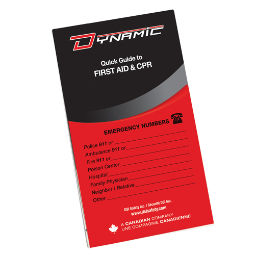 Dynamic First Aid Pocket Guide Ottawa Fastener Supply
