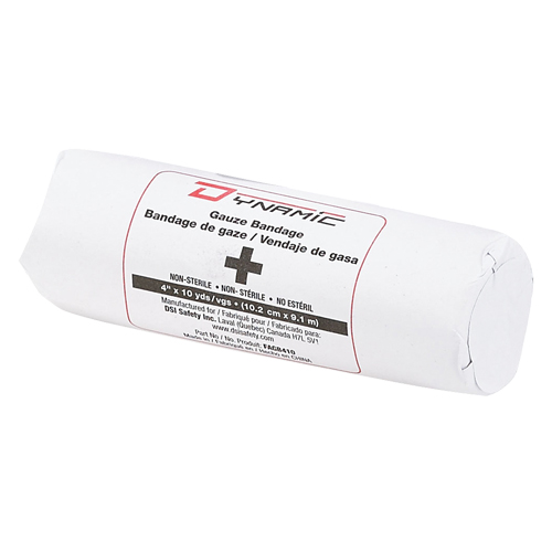 Bandages de gaze Dynamic, Rouleau, 30' lo x 4" la, Dispositif m&eacute;dical Classe 1 Ottawa Fastener Supply