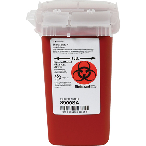 Dynamic Phlebotomy Sharps&reg; Container, 1 L Capacity Ottawa Fastener Supply