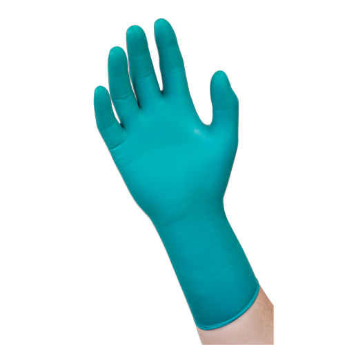 Gants jetables r&eacute;sistants aux produits chimiques 93-260, T-petit, N&eacute;opr&egrave;ne/Nitrile, 7,8 mils, Sans poudre, Vert Ottawa Fastener Supply