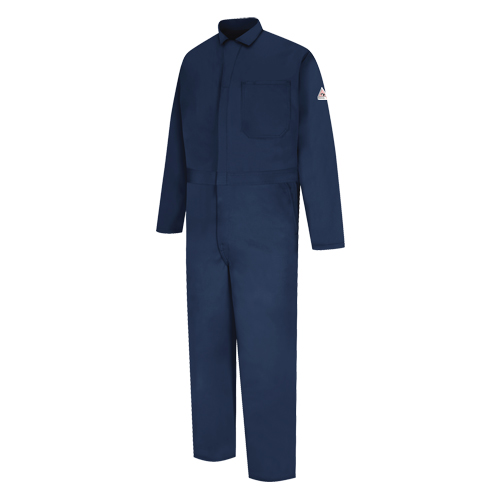 ISO 11611 Flame-Resistant Welding Coveralls, Size 48, Navy Blue Ottawa Fastener Supply
