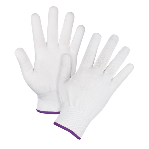 Seamless String Knit Gloves, Polyester, 15 Gauge, Ladies/X-Small Ottawa Fastener Supply