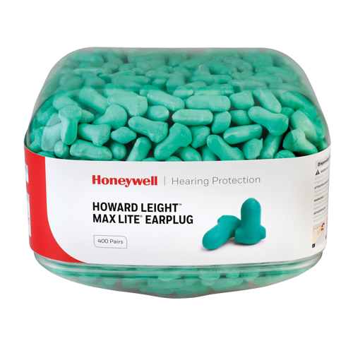 Bouchons d'oreilles Maximum Lite de Howard Leight, Vrac - Contenant Ottawa Fastener Supply
