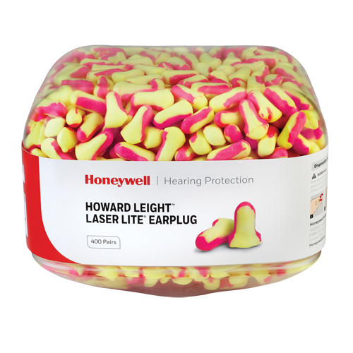 Howard Leight Laser Lite&reg; Earplugs, Bulk - Canister Ottawa Fastener Supply