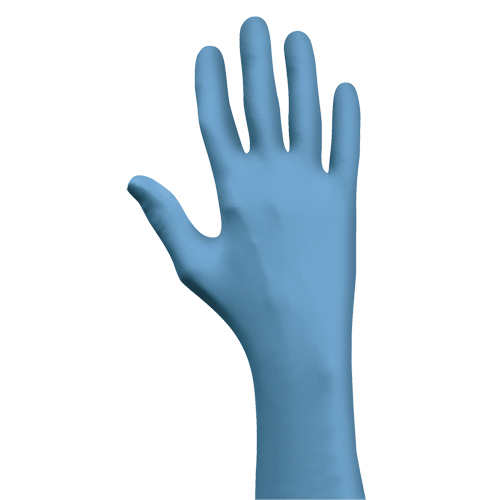 N-Dex&reg; 7500PF Gloves, X-Large, Nitrile, 4-mil, Powder-Free, Blue Ottawa Fastener Supply