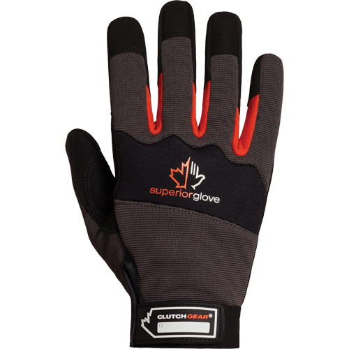 Clutch Gear&reg; Mechanic's Gloves, Synthetic Palm, Size Small Ottawa Fastener Supply