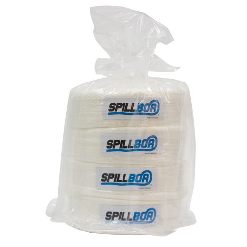 SpillBoa Bale, Oil Only, 25' L x 5" W, 28 gal. Absorbancy, 4 /Pack Ottawa Fastener Supply