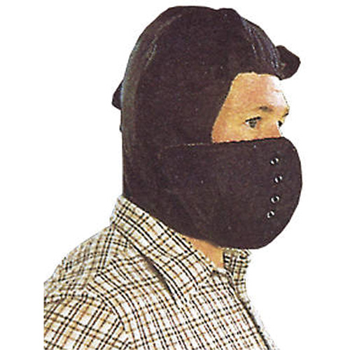 Doublure de casque de s&eacute;curit&eacute; avec masque amovible, Doublure en Coton/Kasha, Taille unique, Noir Ottawa Fastener Supply