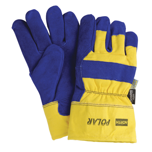 North Polar Insulated Gloves, Split Leather Palm, Size X-Large Ottawa Fastener Supply