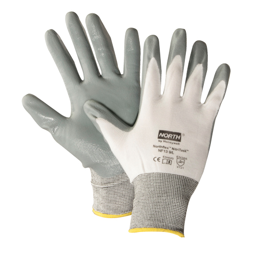 NorthFlex Nitri Task Gloves, X-Large, Nitrile Coating, 13 Gauge, Nylon Shell Ottawa Fastener Supply