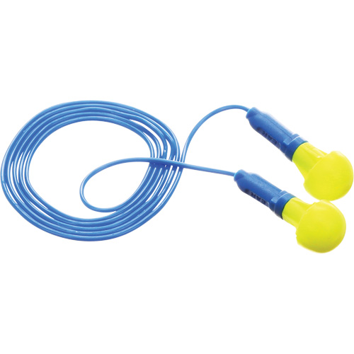 E-A-R Push-Ins Earplugs, Corded, Pair - Polybag, 28/23 dB NRR, One-Size Ottawa Fastener Supply