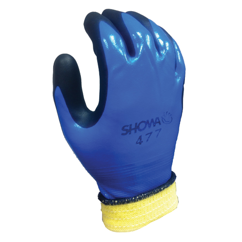 Gants enduits de nitrile, Grand, R&ecirc;vetement Mousse de nitrile, Calibre 12, Enveloppe en Nylon Ottawa Fastener Supply