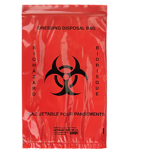 Dynamic Hazardous Waste Bags, Bio-Hazard, 9" L x 6" W, 2.0 mils Ottawa Fastener Supply