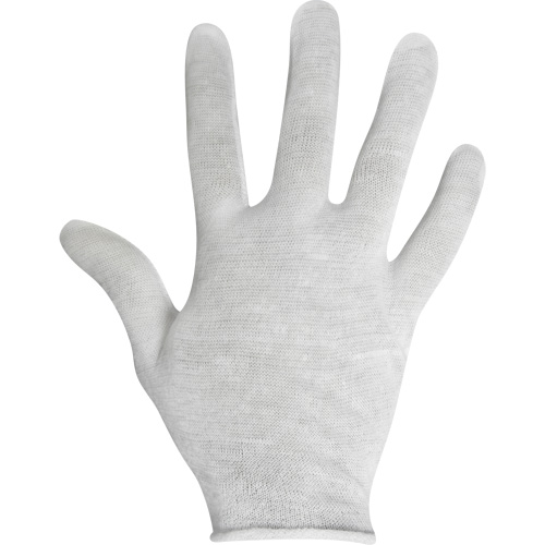Gants d'inspection, Coton, Poignet Non ourl&eacute;, T-Grand Ottawa Fastener Supply