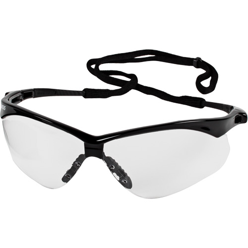 Lunettes de s&eacute;curit&eacute; Nemesis de Kleenguard, Lentille Transparent, Anti-&eacute;gratignures, ANSI Z87+/R&eacute;pond ou surpasse la norme CSA Z94.3 Ottawa Fastener Supply
