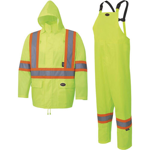 5619 Habit de pluie Oxford 150D, Polyester, 2T-Grand, Jaune lime Ottawa Fastener Supply