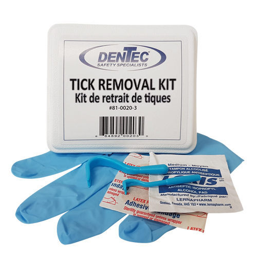 Tick Safety Kit, Class 1 Medical Device, Plastic Box Ottawa Fastener Supply