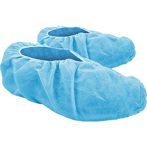CoverMe Disposable Shoe Covers, X-Large, Polypropylene, Blue Ottawa Fastener Supply