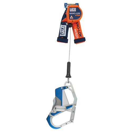 Nano-Lok Edge Self-Retracting Lifeline, 7.3', Stainless Steel, Swivel Ottawa Fastener Supply
