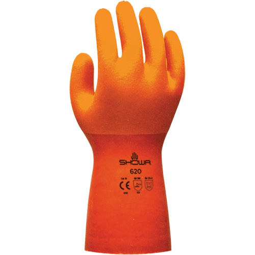 Gants Atlas 620, Taille Petit/7, 12" lo, PVC, Doublure en Coton, 63-mil Ottawa Fastener Supply