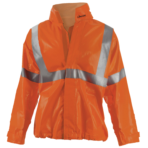 J162 310DH Veste FR Utili-Guard, PVC, Grand, Orange Ottawa Fastener Supply