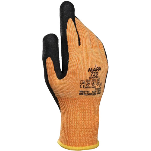 Gants isothermes r&eacute;sistant &agrave; la coupe TempDex 720, Taille 7, Rev&ecirc;tement Nitrile, Enveloppe en Aramide, ASTM ANSI niveau A2/EN 388 niveau 3/EN 388 niveau B Ottawa Fastener Supply
