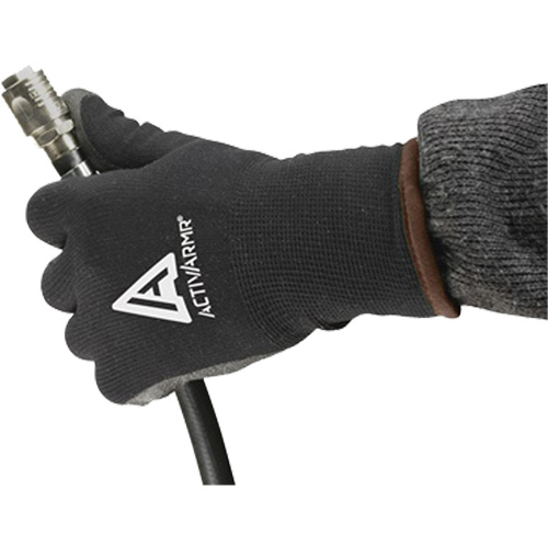 Gants thermiques ActivArmr 97-631 pour un usage moyen, 7/Petit, R&ecirc;vetement Mousse de PVC, Calibre 10, Enveloppe en Nylon Ottawa Fastener Supply