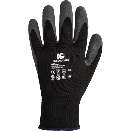 Gants polyvalents KleenGuard G40, 7/Petit, R&ecirc;vetement Latex de caoutchouc, Calibre 10, Enveloppe en Polyester/Coton Ottawa Fastener Supply