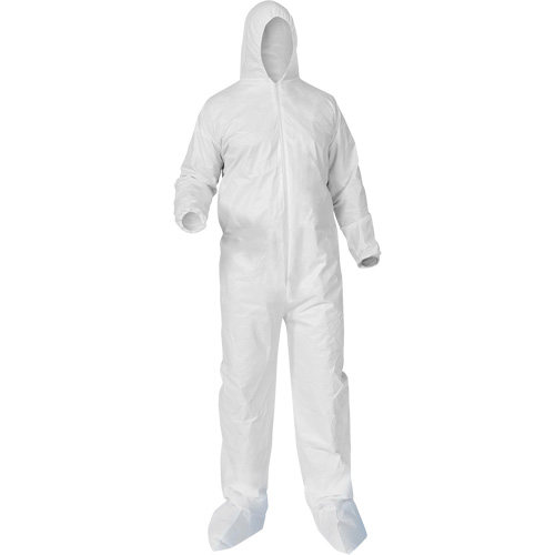 Kleenguard A35 Coveralls, 2X-Large, White, Microporous Ottawa Fastener Supply