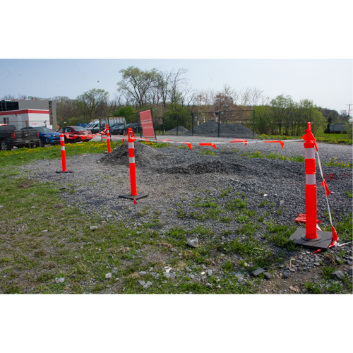 Premium Delineator Post, 42" H, Orange Ottawa Fastener Supply