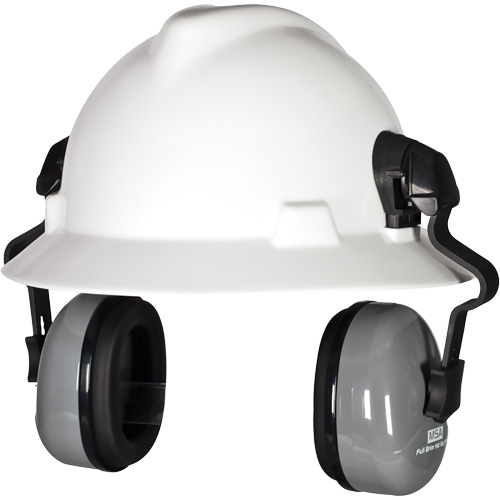 Serre-t&ecirc;te avec contr&ocirc;le du son SH pour les casques de s&eacute;curit&eacute; &agrave; bordure compl&egrave;te, Fixation pour casque, 25 NRR dB Ottawa Fastener Supply