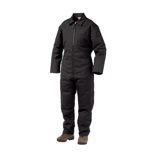 Combinaison en serge doubl&eacute;e, Hommes, Noir, Taille Grand Ottawa Fastener Supply