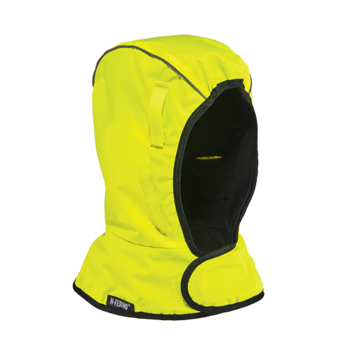 N-Ferno&reg; 6842 2 Layer Economy Winter Liner, Fleece Lining, One Size, High-Visibility Lime Green Ottawa Fastener Supply