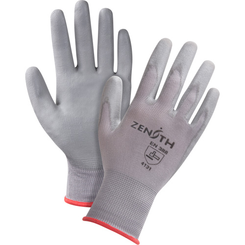 Gants en nylon enduits de polyur&eacute;thane sans DMF, 9/Grand, R&ecirc;vetement Polyur&eacute;thane, Calibre 15, Enveloppe en Nylon Ottawa Fastener Supply