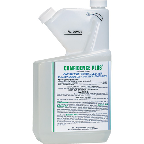 Confidence Plus Germicidal Respirator Cleaner, Liquid Ottawa Fastener Supply
