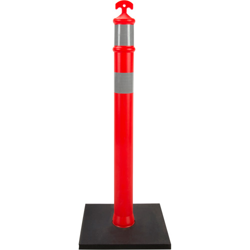 High-Visibility Delineator Post, 42" H, Orange Ottawa Fastener Supply