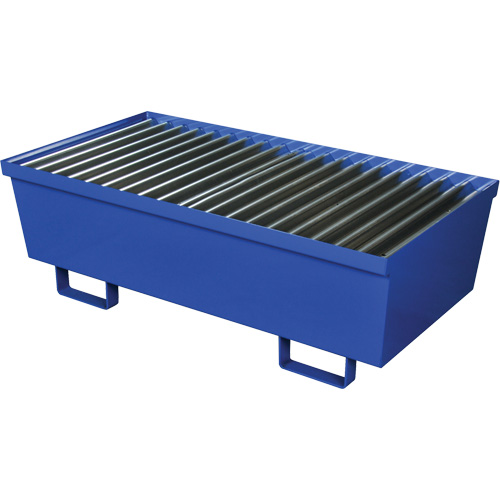 Steel Spill Containment Pallet, 74 US gal. Spill Capacity, 27" x 51.25" x 13" Ottawa Fastener Supply