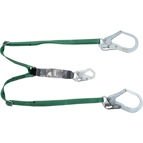 V-Series Lanyard, 6', Rebar Hook Center, Snap Hook Leg Ends, Polyester Ottawa Fastener Supply