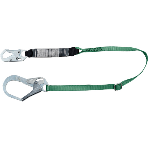 V-Series Lanyard, 6', Rebar Hook Center, Snap Hook Leg Ends, Polyester Ottawa Fastener Supply