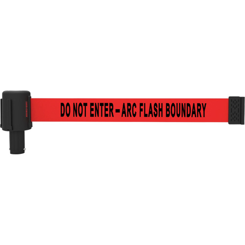 Cassette de banni&egrave;re PLUS, Do Not Enter - Arc Flash Boundary, 15', Ruban Rouge Ottawa Fastener Supply