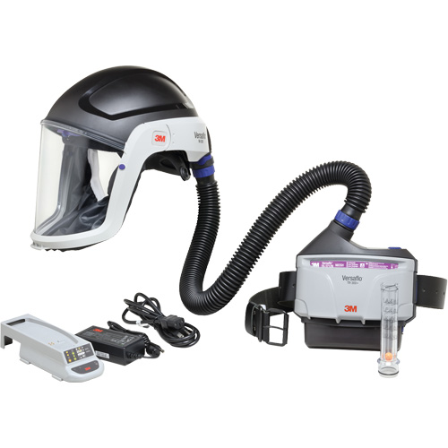 Versaflo Heavy Industry PAPR Kit, Headcover & Faceshield, Lithium-Ion Battery Ottawa Fastener Supply