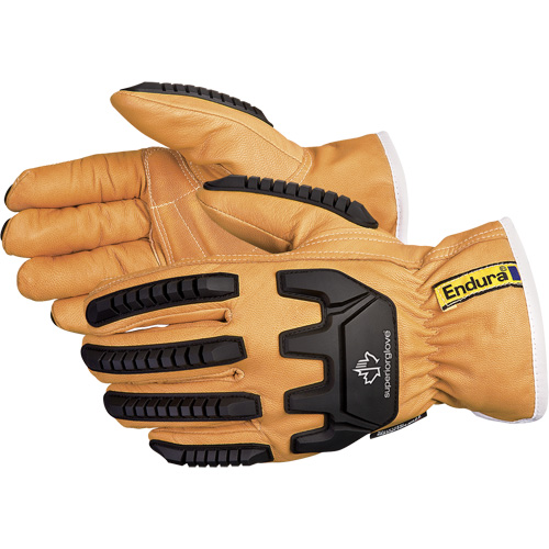 Endura&reg; Anti-Impact Driver's Gloves, X-Small, Grain Goatskin Palm, Thinsulate Inner Lining Ottawa Fastener Supply